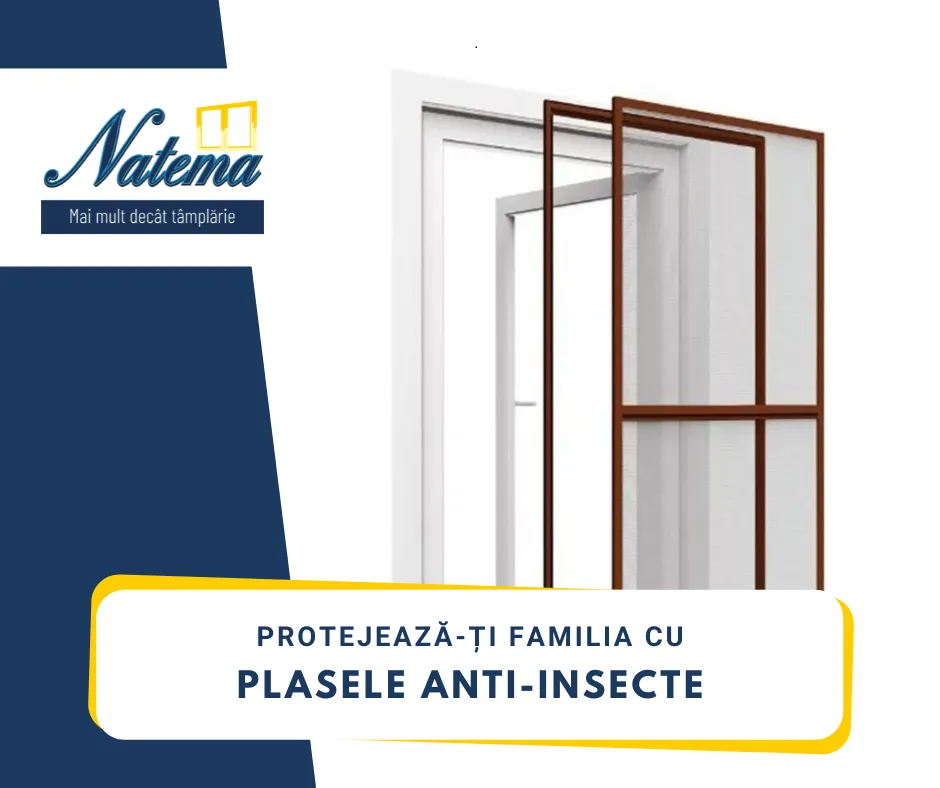 Plase de insecte pentru ferestre și uși