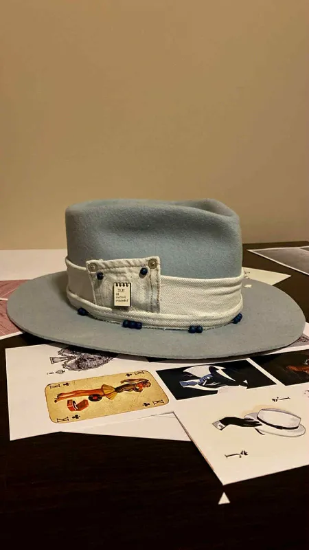 Pălărie din fetru, mărimea 57cm
